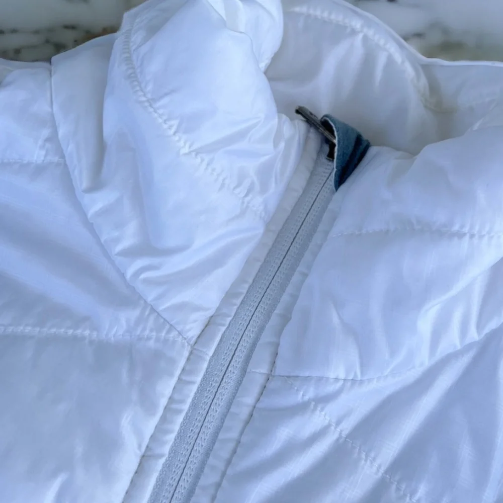 Columbia Mighty Lite III Insulated Windowpane White Jacket Women's Size Small - Picture 11 of 13